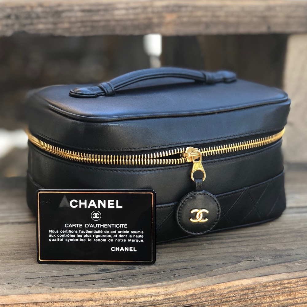 Chanel Leather Cosmetic Case
